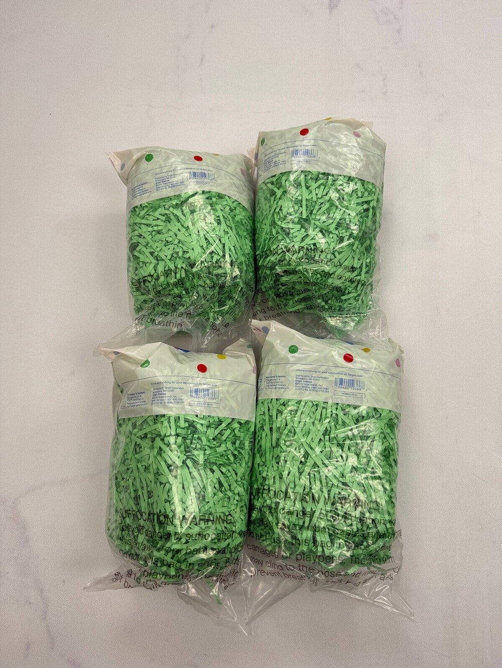 Spritz Easter Grass Decorative Grass Pack Green Recent Pack of 4